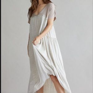 Anthropologie Bobbie Tiered Maxi Dress